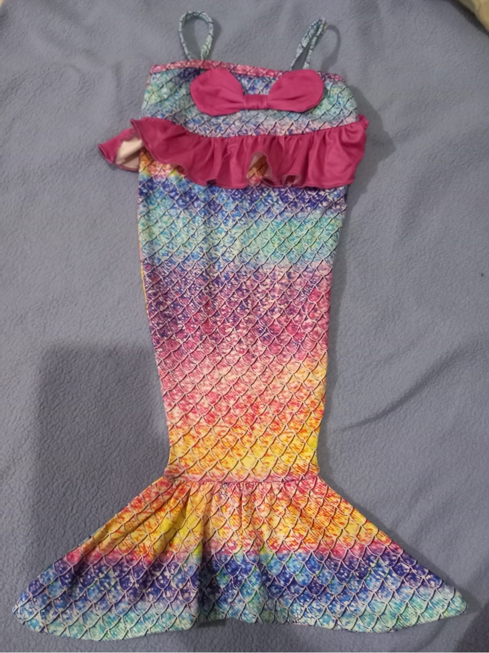 Girl mermaid swimming clothing girl size s 6-7